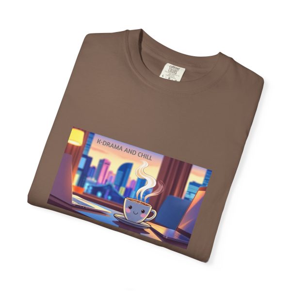 Cozy Morning Vibes T-Shirt - Unisex Garment-Dyed Tee, Coffee Lovers Gift, Casual Everyday Wear, Relaxing Home Style, Perfect for Any [...] - Image 23