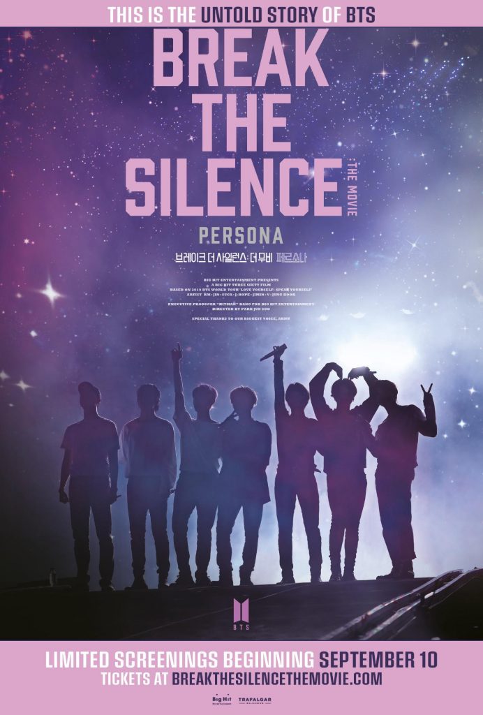 Tickets On Sale Beginning Today In Select Territories For New BTS Feature Film – BREAK THE SILENCE: THE MOVIE In Theaters Starting September 10
