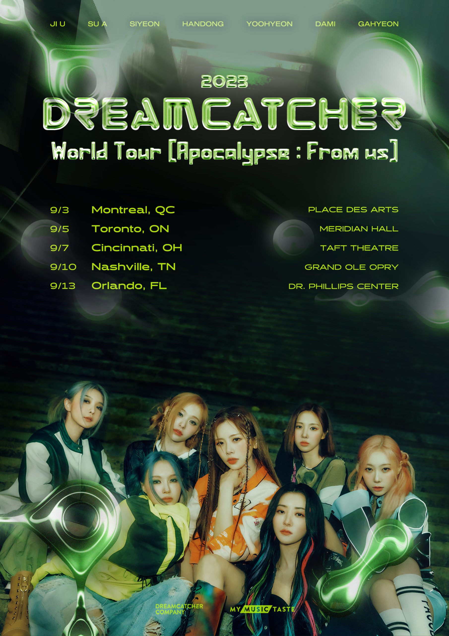 dreamcatcher world tour from us