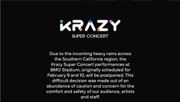 KRAZY Super Concert postpone