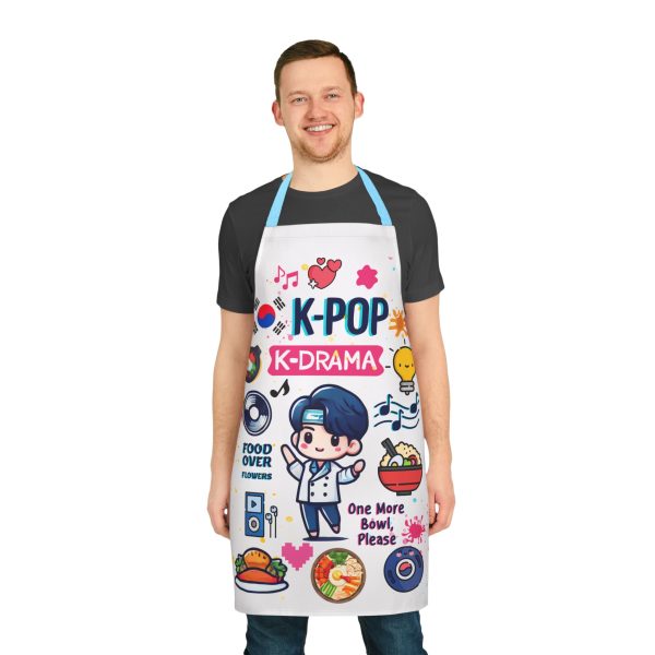 K-Pop K-Drama Apron with 5-Color Straps - Fun Culinary Gift for Fans - Image 14