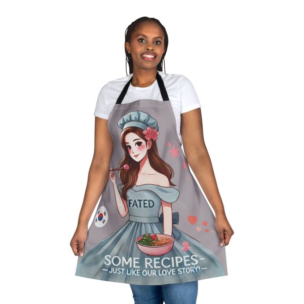 Cute Cooking Apron with Colorful Straps, Fun Kitchen Gift, Couples Cooking, Creative Recipe Apron, Perfect for Food Lovers, Heartwarming - Image 4