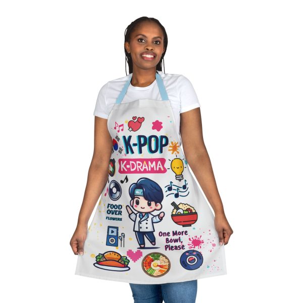 K-Pop K-Drama Apron with 5-Color Straps - Fun Culinary Gift for Fans - Image 16