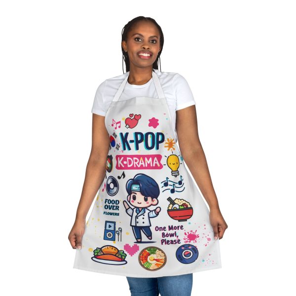 K-Pop K-Drama Apron with 5-Color Straps - Fun Culinary Gift for Fans - Image 8