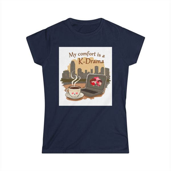 K-Drama Comfort Tee, Women's Tee, Cute Shirt, Gift for K-Drama Fans, Cozy Graphic Tee, Relaxation Wear, Casual Outfit - Image 31