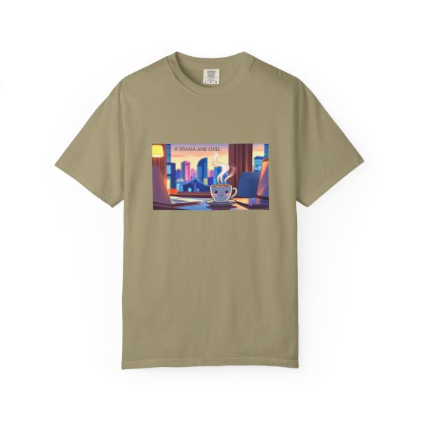 Cozy Morning Vibes T-Shirt - Unisex Garment-Dyed Tee, Coffee Lovers Gift, Casual Everyday Wear, Relaxing Home Style, Perfect for Any [...] - Image 17