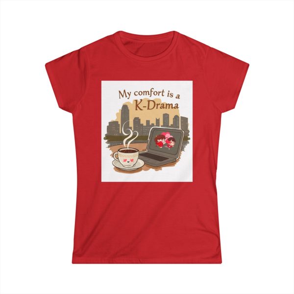K-Drama Comfort Tee, Women's Tee, Cute Shirt, Gift for K-Drama Fans, Cozy Graphic Tee, Relaxation Wear, Casual Outfit - Image 43