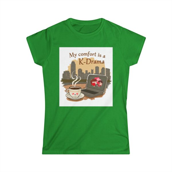 K-Drama Comfort Tee, Women's Tee, Cute Shirt, Gift for K-Drama Fans, Cozy Graphic Tee, Relaxation Wear, Casual Outfit - Image 16