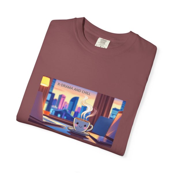 Cozy Morning Vibes T-Shirt - Unisex Garment-Dyed Tee, Coffee Lovers Gift, Casual Everyday Wear, Relaxing Home Style, Perfect for Any [...] - Image 11