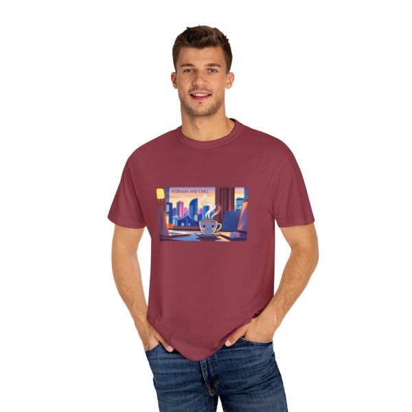 Cozy Morning Vibes T-Shirt - Unisex Garment-Dyed Tee, Coffee Lovers Gift, Casual Everyday Wear, Relaxing Home Style, Perfect for Any [...] - Image 52