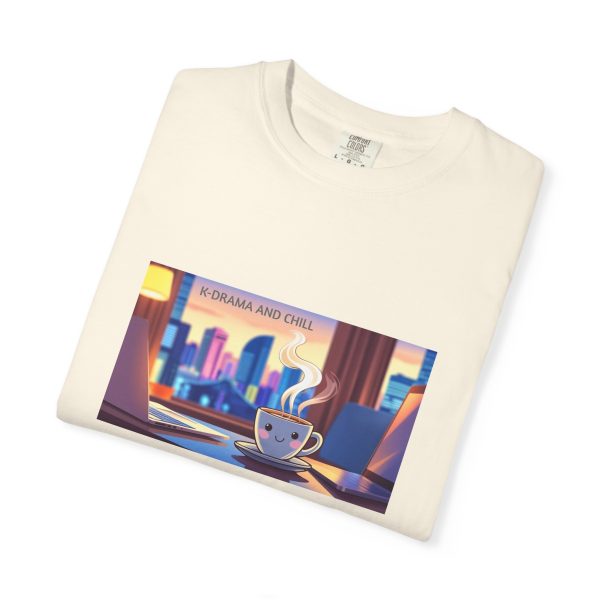 Cozy Morning Vibes T-Shirt - Unisex Garment-Dyed Tee, Coffee Lovers Gift, Casual Everyday Wear, Relaxing Home Style, Perfect for Any [...] - Image 15