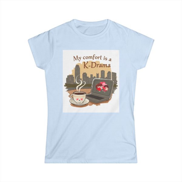 K-Drama Comfort Tee, Women's Tee, Cute Shirt, Gift for K-Drama Fans, Cozy Graphic Tee, Relaxation Wear, Casual Outfit - Image 22