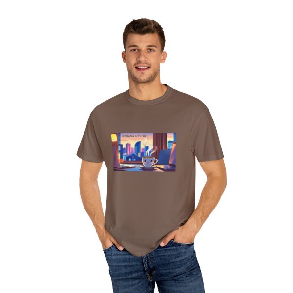 Cozy Morning Vibes T-Shirt - Unisex Garment-Dyed Tee, Coffee Lovers Gift, Casual Everyday Wear, Relaxing Home Style, Perfect for Any [...] - Image 24