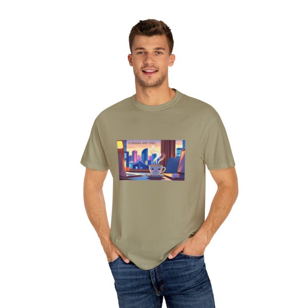 Cozy Morning Vibes T-Shirt - Unisex Garment-Dyed Tee, Coffee Lovers Gift, Casual Everyday Wear, Relaxing Home Style, Perfect for Any [...] - Image 20
