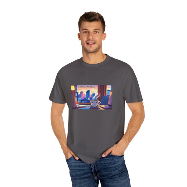 Cozy Morning Vibes T-Shirt - Unisex Garment-Dyed Tee, Coffee Lovers Gift, Casual Everyday Wear, Relaxing Home Style, Perfect for Any [...] - Image 44