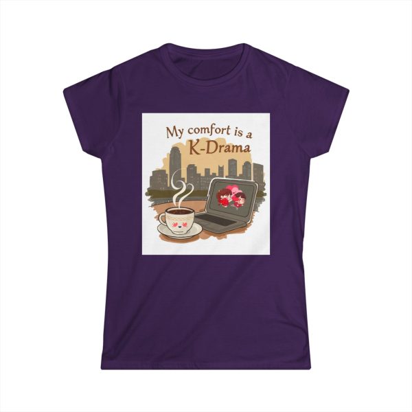 K-Drama Comfort Tee, Women's Tee, Cute Shirt, Gift for K-Drama Fans, Cozy Graphic Tee, Relaxation Wear, Casual Outfit - Image 37
