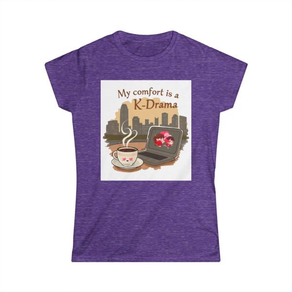 K-Drama Comfort Tee, Women's Tee, Cute Shirt, Gift for K-Drama Fans, Cozy Graphic Tee, Relaxation Wear, Casual Outfit - Image 34