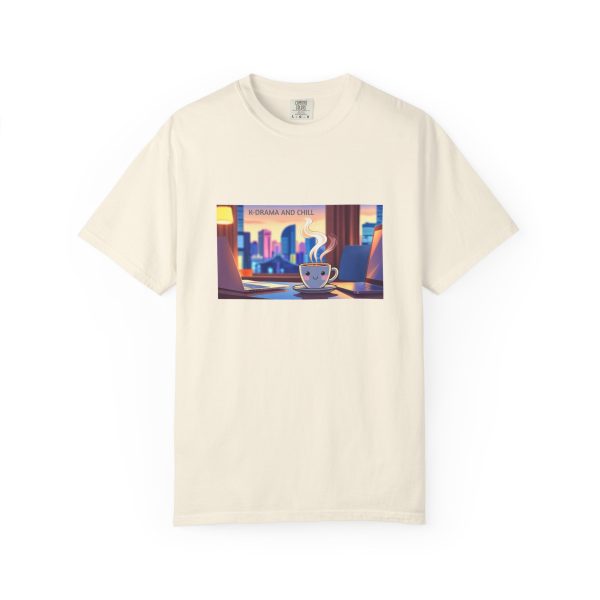 Cozy Morning Vibes T-Shirt - Unisex Garment-Dyed Tee, Coffee Lovers Gift, Casual Everyday Wear, Relaxing Home Style, Perfect for Any [...] - Image 13