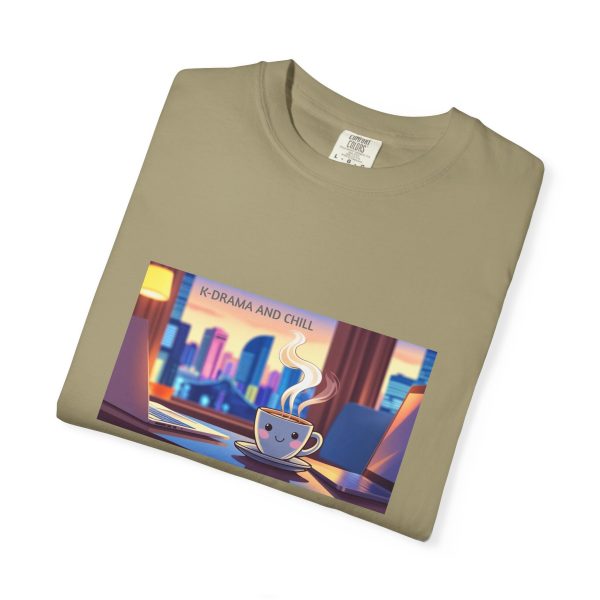 Cozy Morning Vibes T-Shirt - Unisex Garment-Dyed Tee, Coffee Lovers Gift, Casual Everyday Wear, Relaxing Home Style, Perfect for Any [...] - Image 19