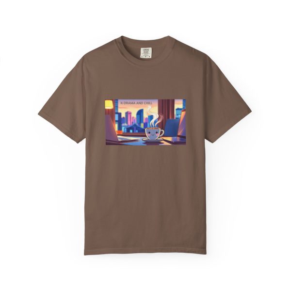 Cozy Morning Vibes T-Shirt - Unisex Garment-Dyed Tee, Coffee Lovers Gift, Casual Everyday Wear, Relaxing Home Style, Perfect for Any [...] - Image 21