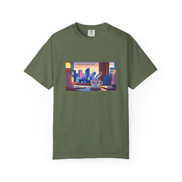 Cozy Morning Vibes T-Shirt - Unisex Garment-Dyed Tee, Coffee Lovers Gift, Casual Everyday Wear, Relaxing Home Style, Perfect for Any [...] - Image 33