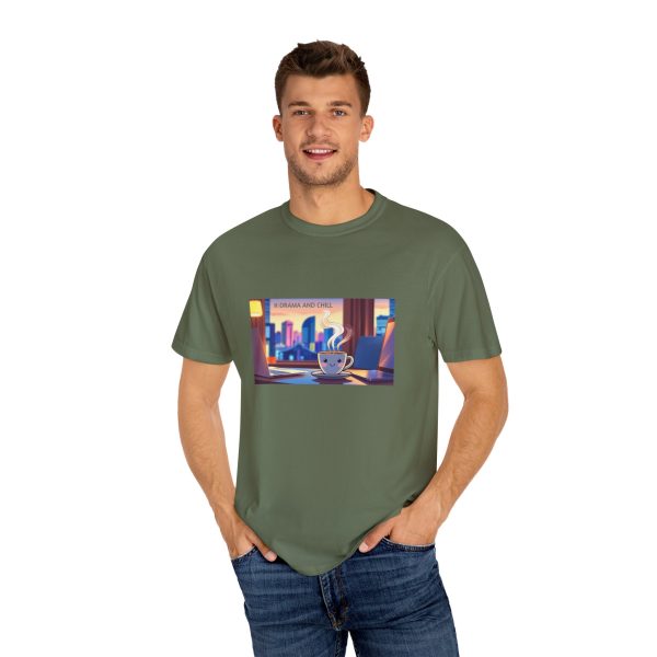 Cozy Morning Vibes T-Shirt - Unisex Garment-Dyed Tee, Coffee Lovers Gift, Casual Everyday Wear, Relaxing Home Style, Perfect for Any [...] - Image 36