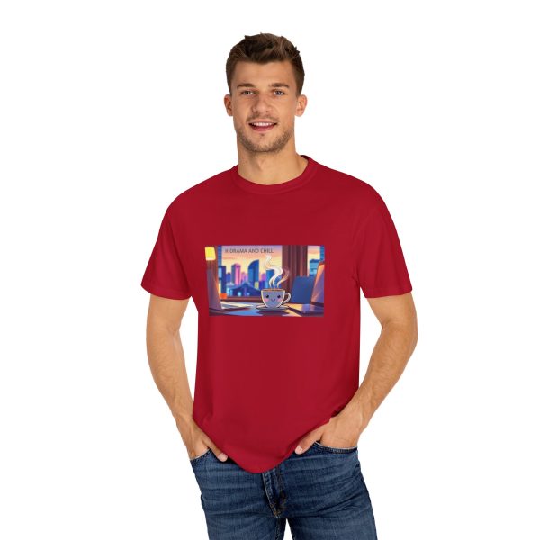 Cozy Morning Vibes T-Shirt - Unisex Garment-Dyed Tee, Coffee Lovers Gift, Casual Everyday Wear, Relaxing Home Style, Perfect for Any [...] - Image 56