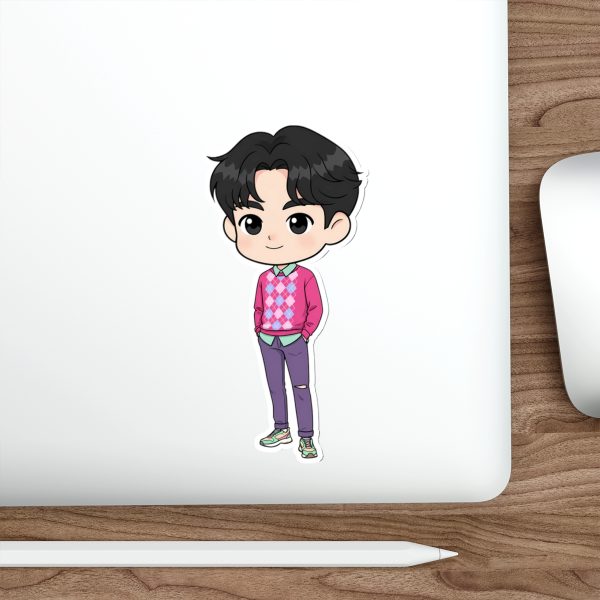 Cute K-Pop Character Die-Cut Stickers, Kawaii Laptop Decor, Fun Gifts for Kids, Trendy Accessories, Ideal for Journals, Water Bottles - Image 17
