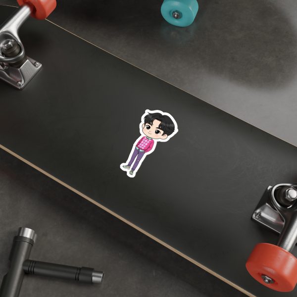 Cute K-Pop Character Die-Cut Stickers, Kawaii Laptop Decor, Fun Gifts for Kids, Trendy Accessories, Ideal for Journals, Water Bottles - Image 11