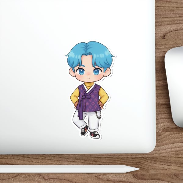 Charming K-Pop Die-Cut Stickers, Cute Korean Character Vinyl Decals for Laptops, Water Bottles, Scrapbooking, Party Favors - Image 17