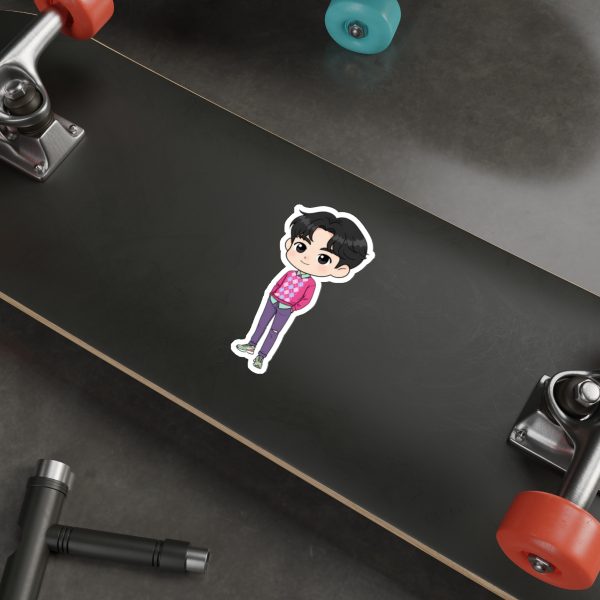 Cute K-Pop Character Die-Cut Stickers, Kawaii Laptop Decor, Fun Gifts for Kids, Trendy Accessories, Ideal for Journals, Water Bottles - Image 15