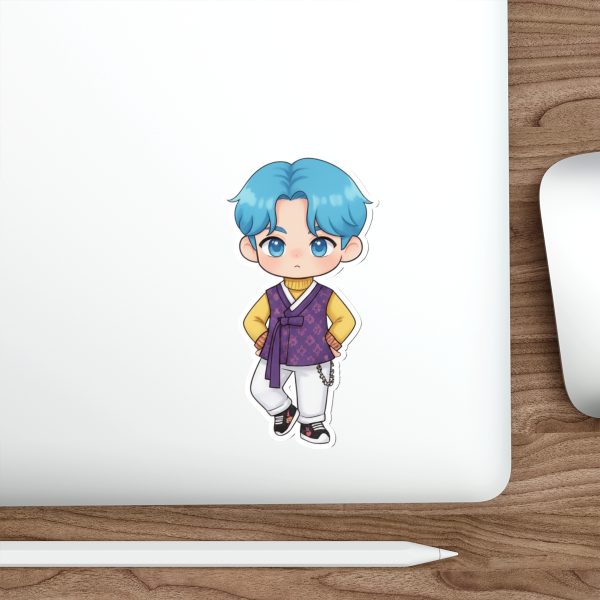 Charming K-Pop Die-Cut Stickers, Cute Korean Character Vinyl Decals for Laptops, Water Bottles, Scrapbooking, Party Favors - Image 14