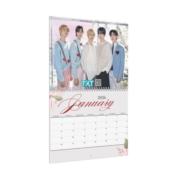 Kpop Wall Calendar 2026 | Floral Aesthetic Merch for Kpop Fans - Image 2