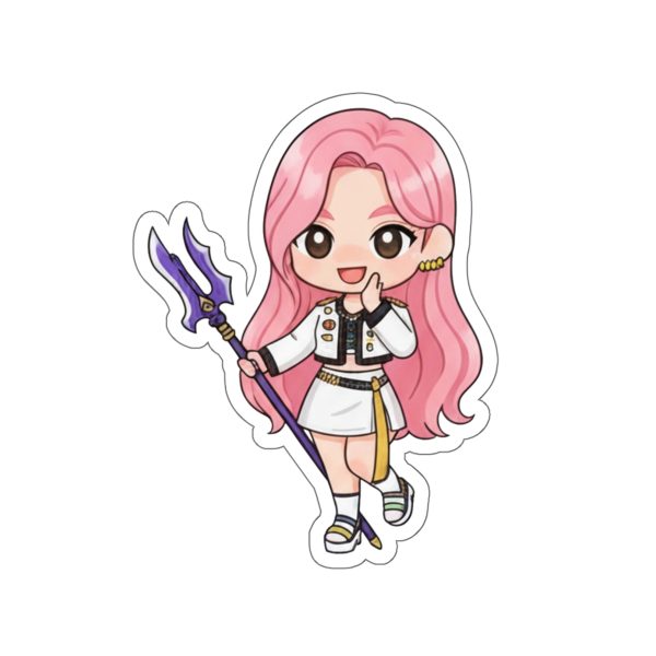 Kawaii Character Die-Cut Stickers, Cute Laptop Decals, Unique Gift for Teens, Anime Stickers for Water Bottles, Fun Decor - Image 13