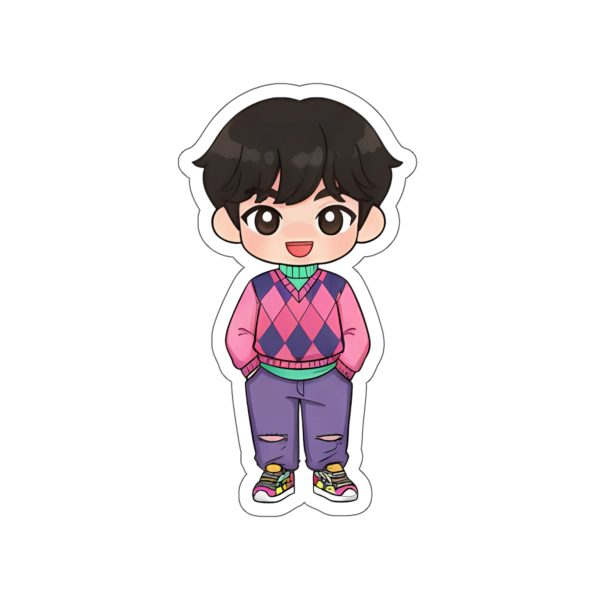 Cute K-Pop Character Stickers, Kawaii Laptop Decor, Gift for Friends, Kids Stickers, Journal Bomb, Aesthetic Stationery - Image 9