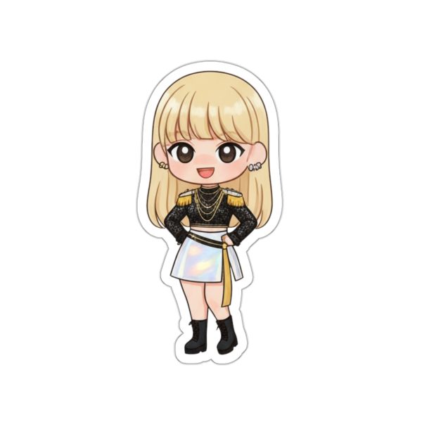 Charming Kawaii Die-Cut Stickers for Laptops, Water Bottles, Journals, and More | Cute Character Design, Gift for Fans