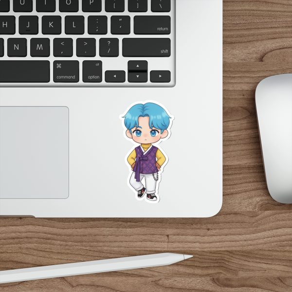 Charming K-Pop Die-Cut Stickers, Cute Korean Character Vinyl Decals for Laptops, Water Bottles, Scrapbooking, Party Favors - Image 10