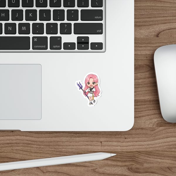 Kawaii Character Die-Cut Stickers, Cute Laptop Decals, Unique Gift for Teens, Anime Stickers for Water Bottles, Fun Decor - Image 2
