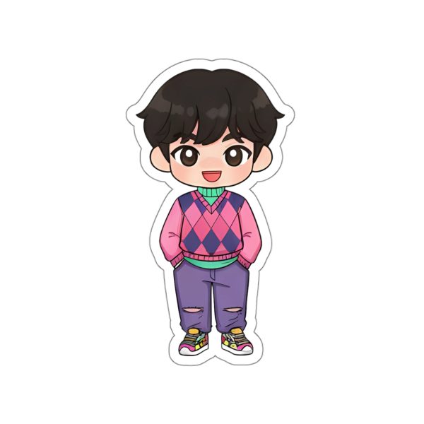 Cute K-Pop Character Stickers, Kawaii Laptop Decor, Gift for Friends, Kids Stickers, Journal Bomb, Aesthetic Stationery - Image 5