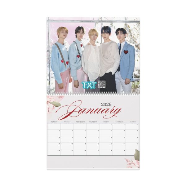 Kpop Wall Calendar 2026 | Floral Aesthetic Merch for Kpop Fans - Image 5