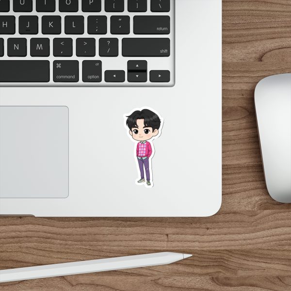 Cute K-Pop Character Die-Cut Stickers, Kawaii Laptop Decor, Fun Gifts for Kids, Trendy Accessories, Ideal for Journals, Water Bottles - Image 6