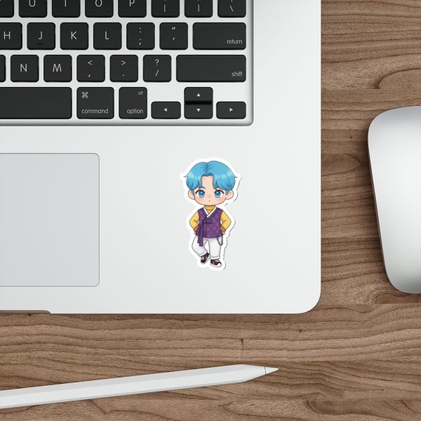 Charming K-Pop Die-Cut Stickers, Cute Korean Character Vinyl Decals for Laptops, Water Bottles, Scrapbooking, Party Favors - Image 6