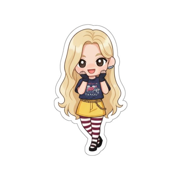Cute Kawaii Character Die-Cut Stickers, Laptop Decals, Kids Party Favors, Cute Character Stickers, Gift for Anime Lovers - Image 5